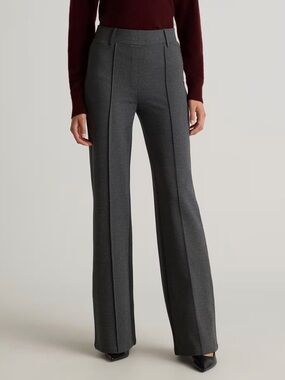 NWT Quince Ultra-Stretch Ponte Flare Leg Pants – Charcoal